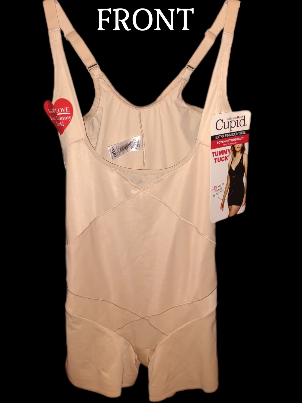 Cupid beige tummy-tuck shaping bodysuit
